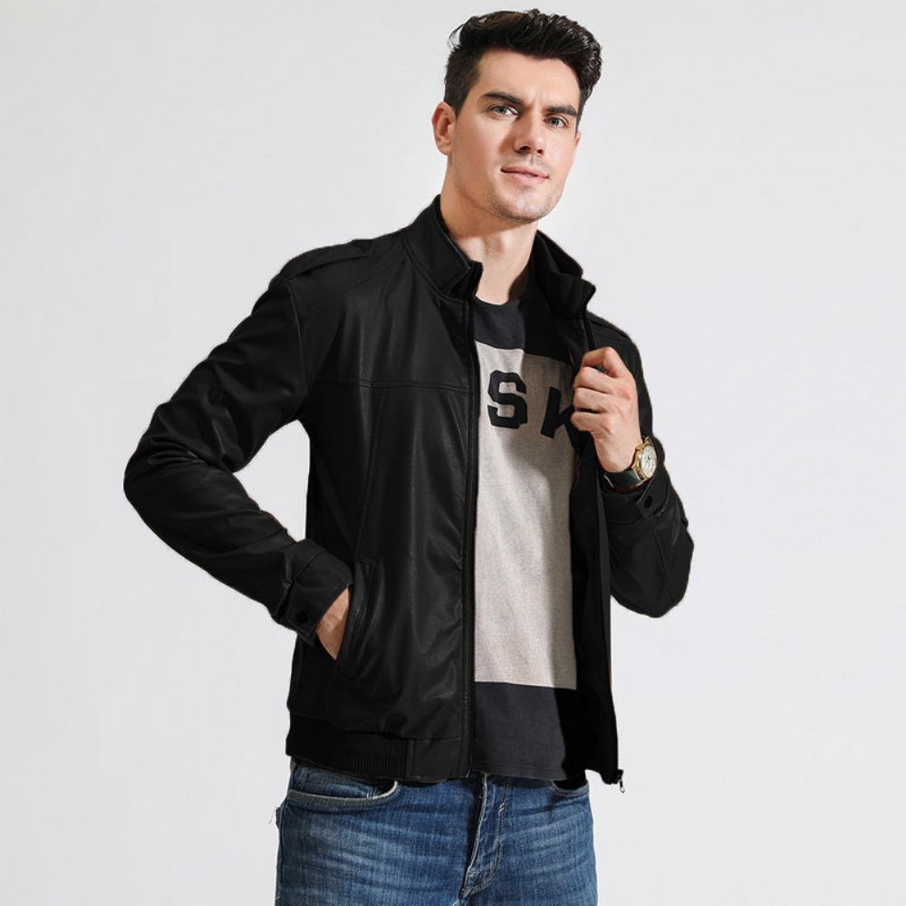 2022 Motorsykkel Street Style Skinnjakke