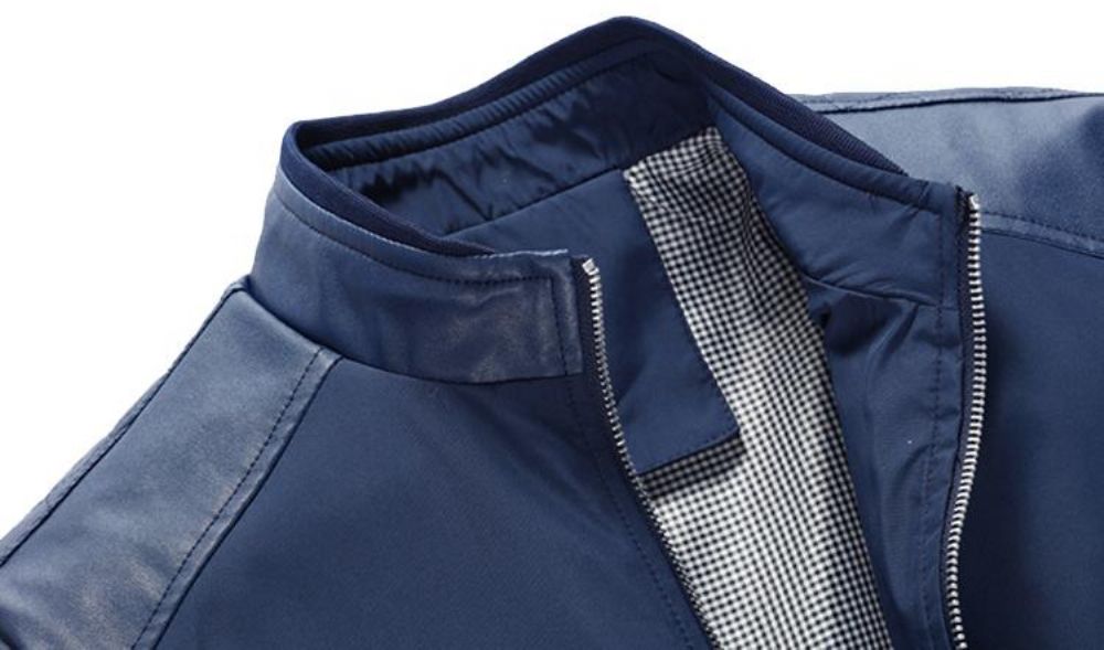 Business Pu Skinnjakke
