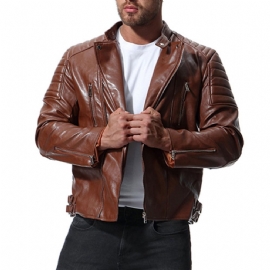 Spring Biker Style Skinnjakke