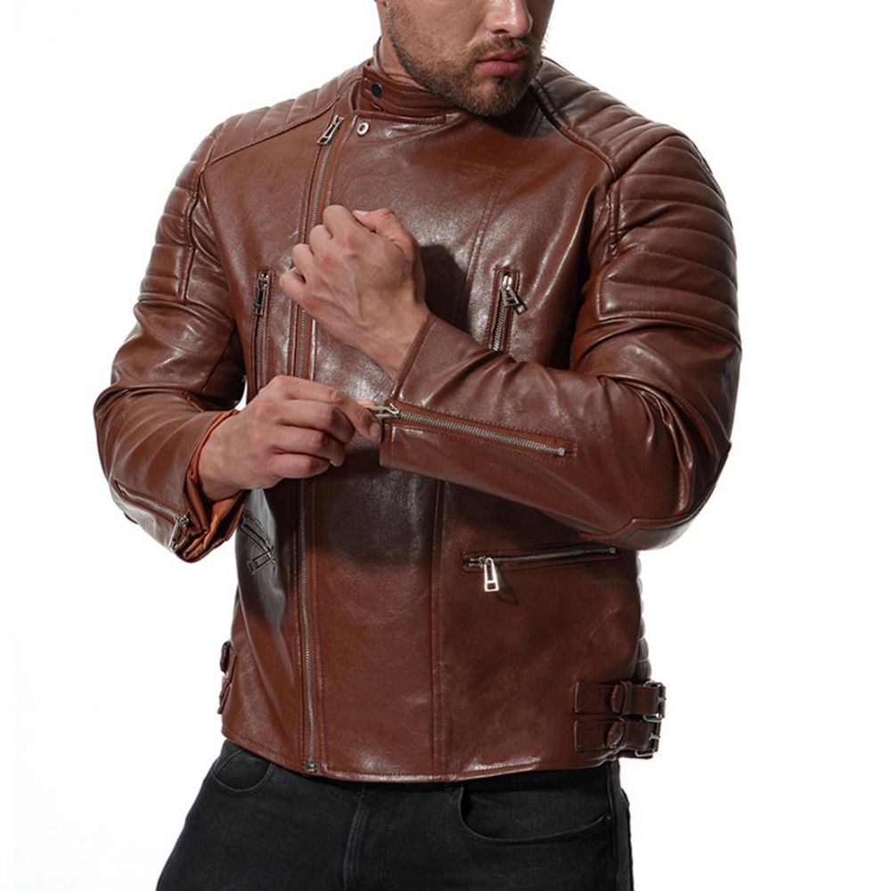 Spring Biker Style Skinnjakke