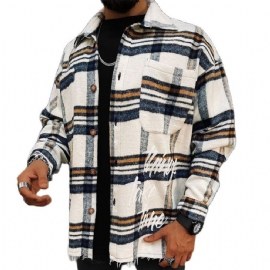 Mote-knappet Trykket Yttertøy Cardigan