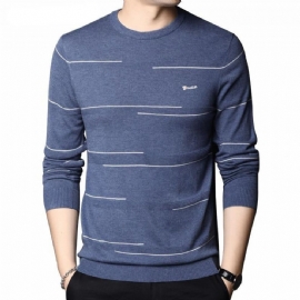 Streetwear Fashion Stripete Genser