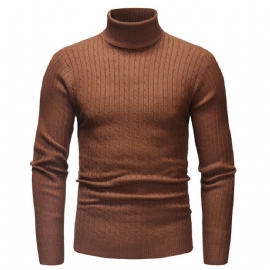 Strikket Turtleneck Genser