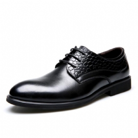 Black Menn Business Pustende Oxfords