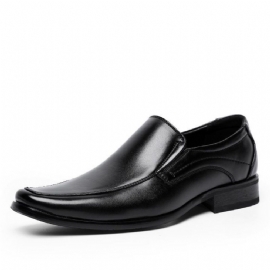 Fashion Leather Solid Suit Sko