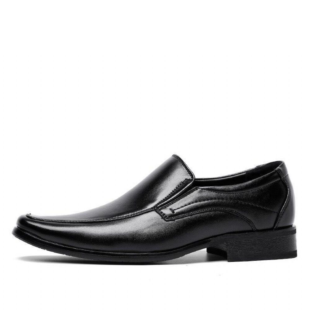Fashion Leather Solid Suit Sko