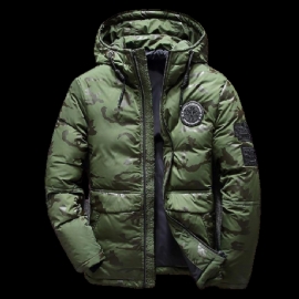 -20 Grader Hvit Andedun Parka