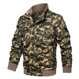 Bomber Army Camo Tactical Jacket