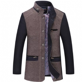 Business Stitching Krage Design Overfrakk