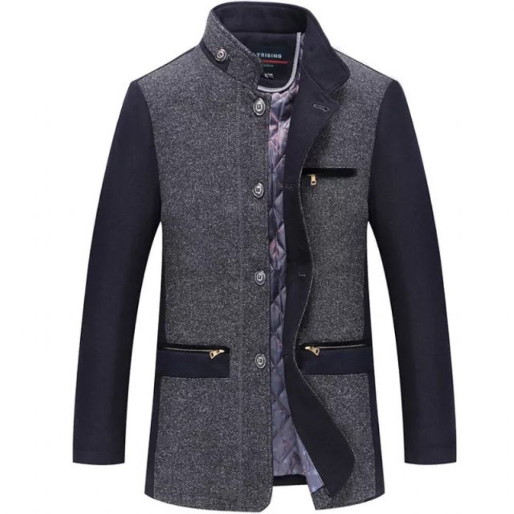 Business Stitching Krage Design Overfrakk