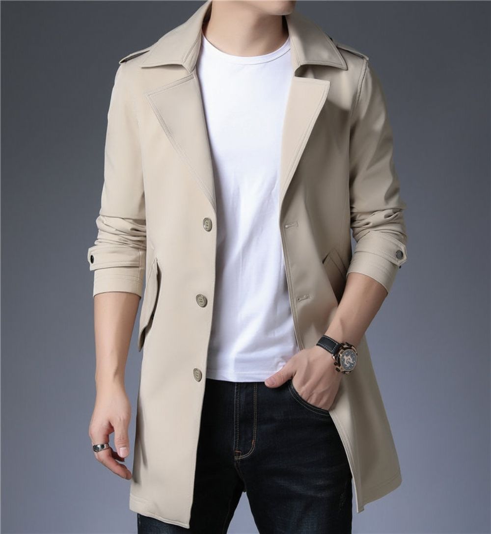 Business Trench Windbreaker Overtrekk