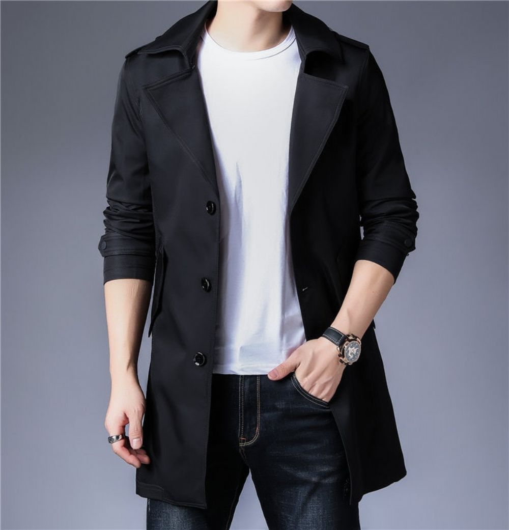 Business Trench Windbreaker Overtrekk