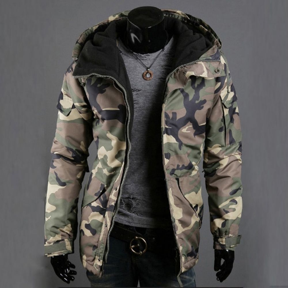 Camouflage Army Outwear Design-jakke