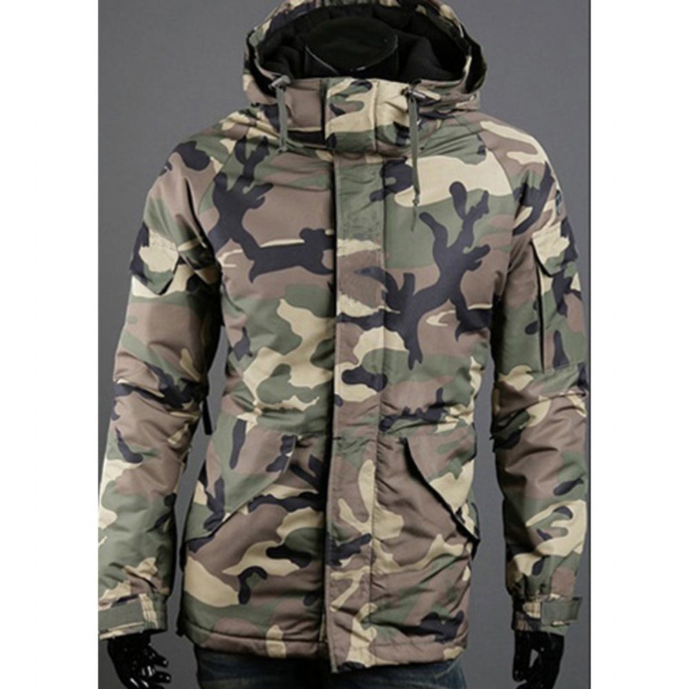 Camouflage Army Outwear Design-jakke