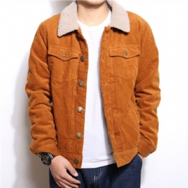 Corduroy Fleece Foret Jakke