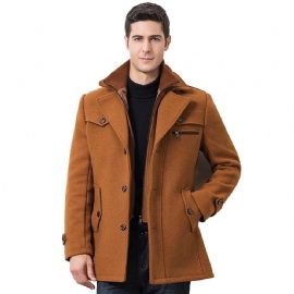 Design Vinter Ull Business Coat