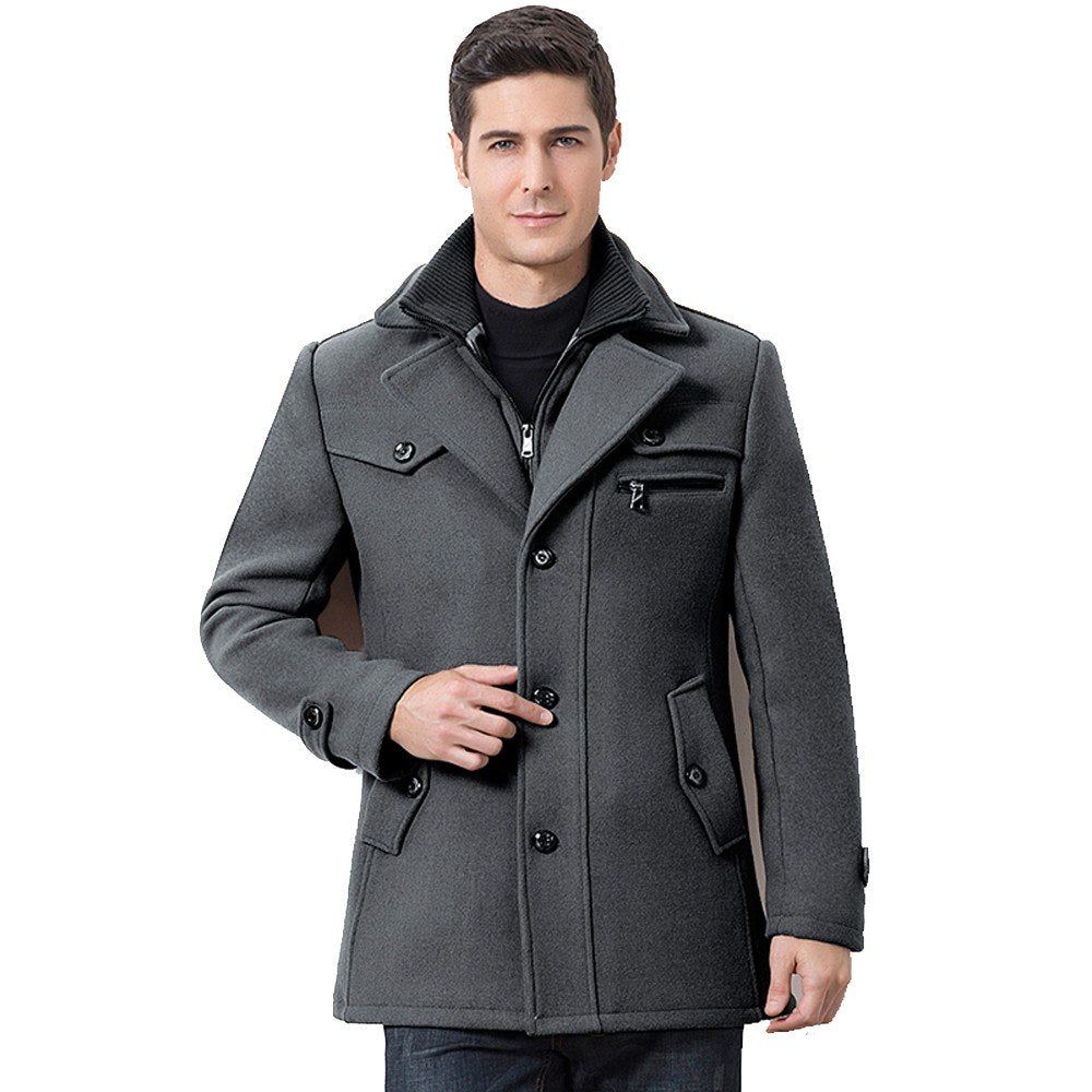 Design Vinter Ull Business Coat