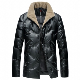 Duck Down Vestlig Stil Frakk