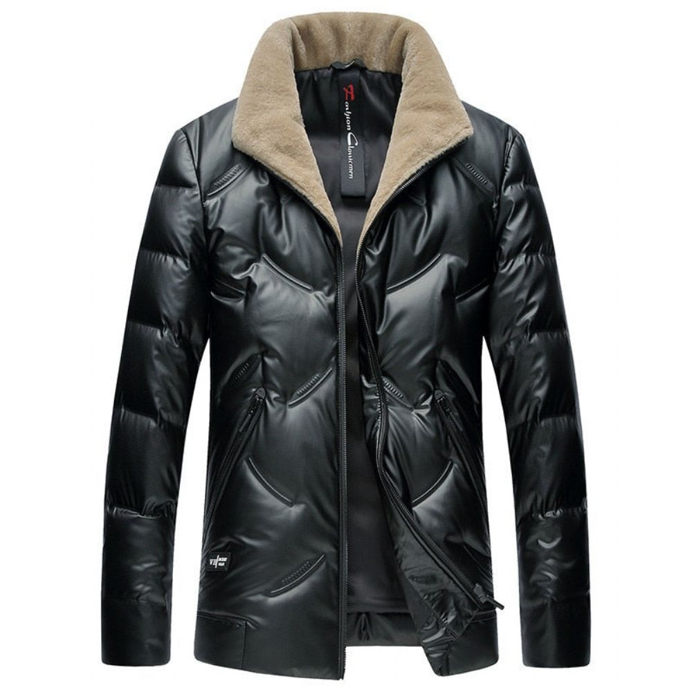 Duck Down Vestlig Stil Frakk