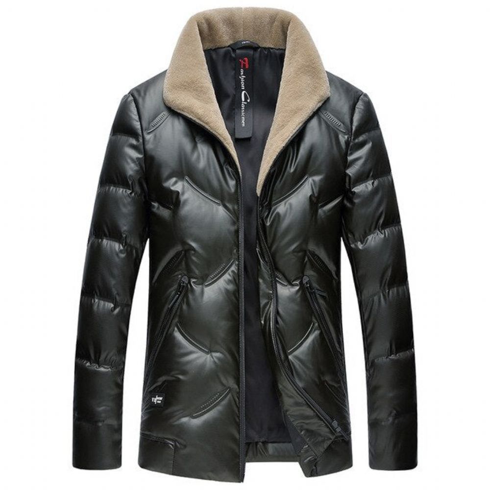 Duck Down Vestlig Stil Frakk