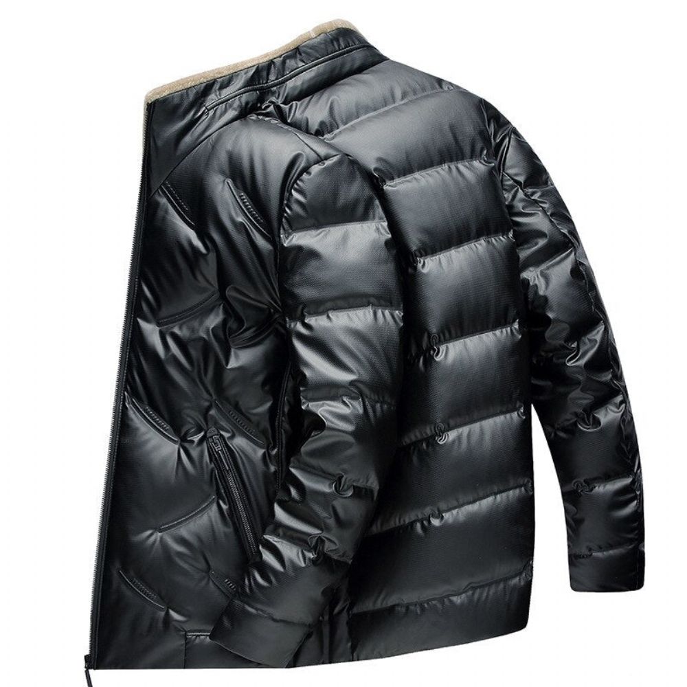Duck Down Vestlig Stil Frakk