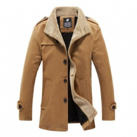 Lammeull Stand Collar Peacoat