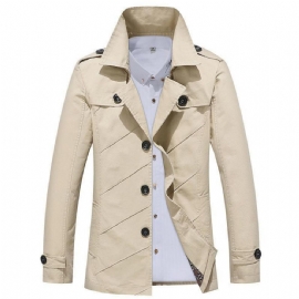 Lang Trenchcoat I Engelsk Stil