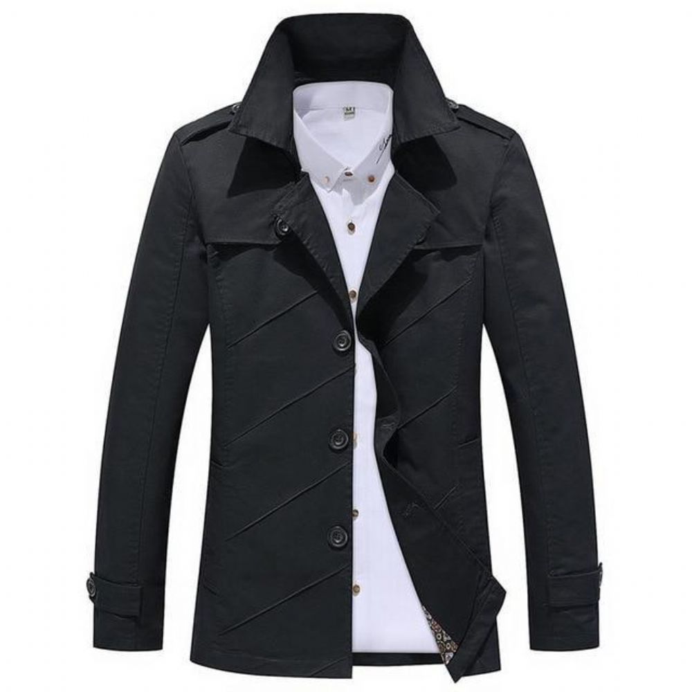 Lang Trenchcoat I Engelsk Stil