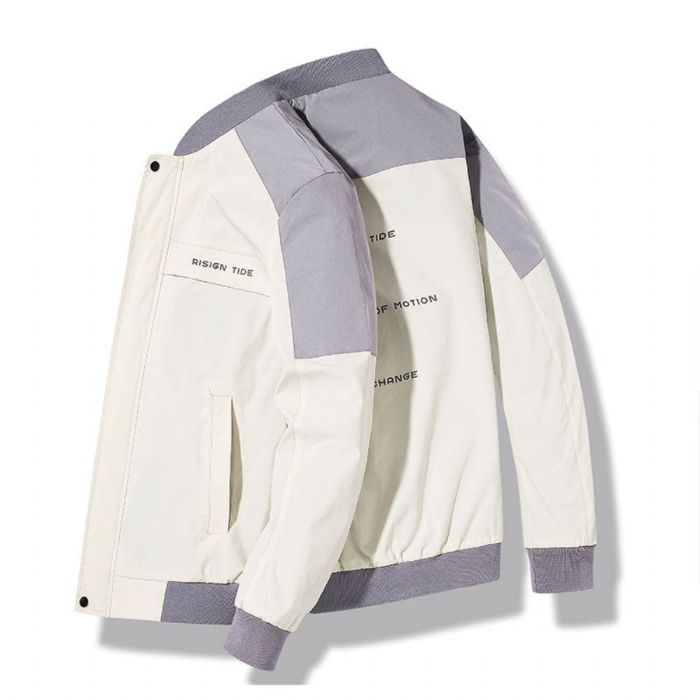 Menn Streetwear Glidelåsjakke