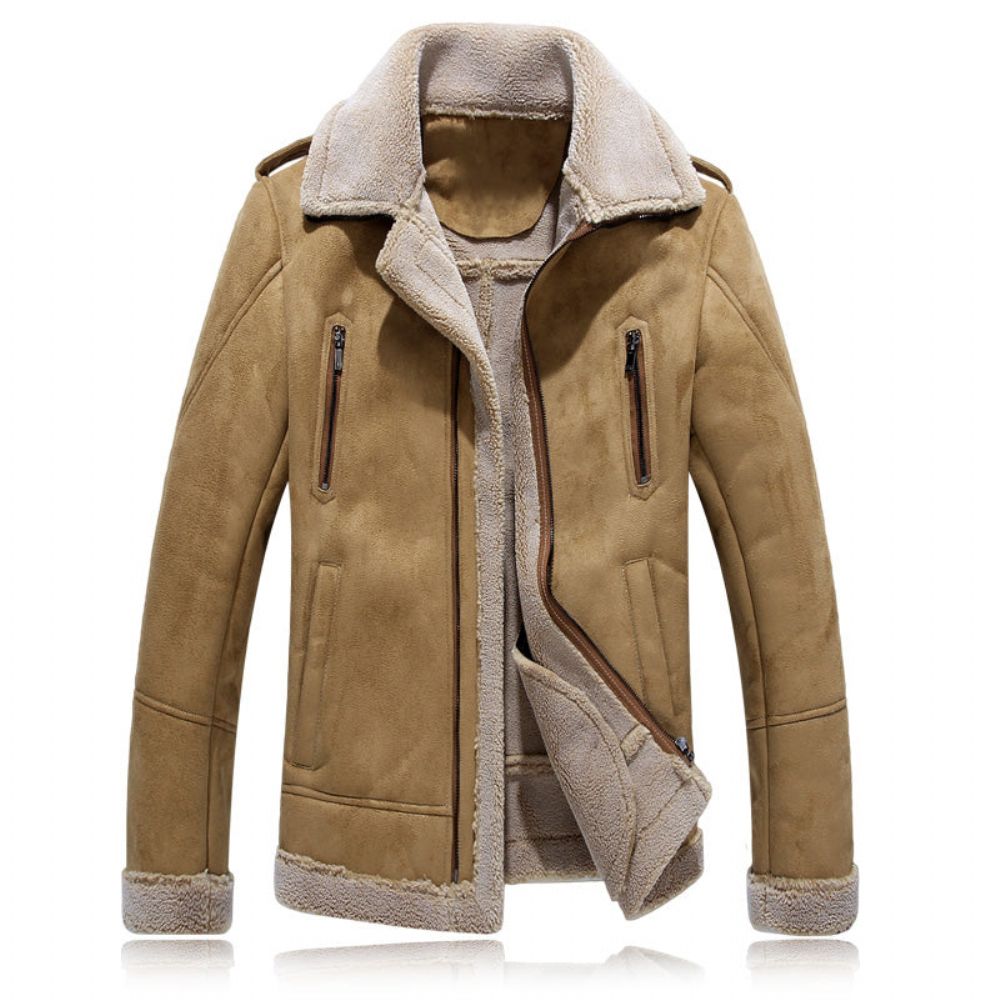 Pelskrage Liner Velvet Thicken Coat
