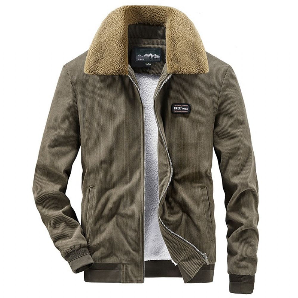 Trendy Youth Varsity Corduroy-jakke
