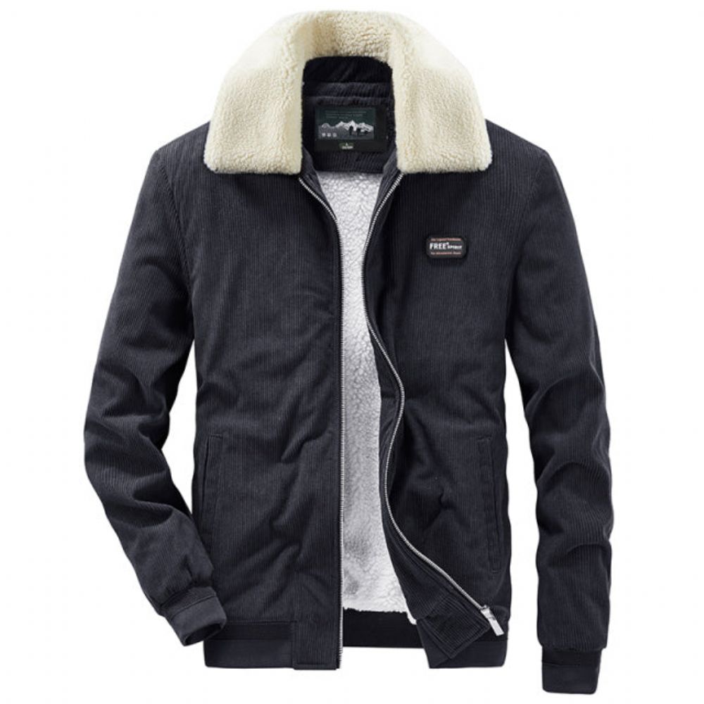Trendy Youth Varsity Corduroy-jakke