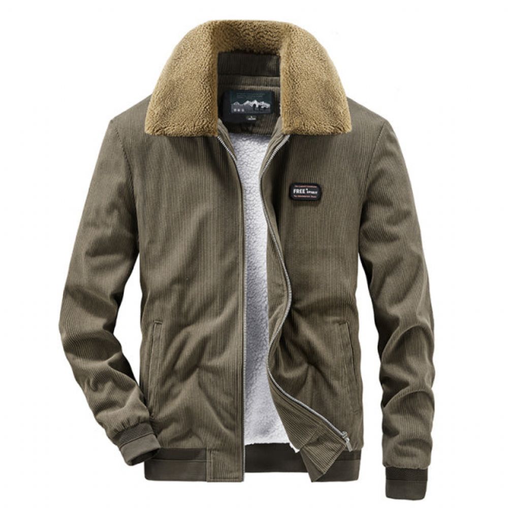 Trendy Youth Varsity Corduroy-jakke