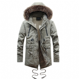 Tykk Fur Liner Trench Overcoat