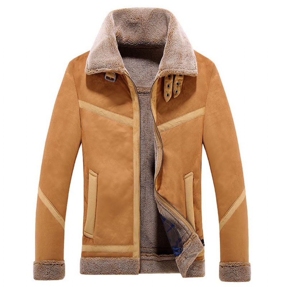Varm Lampe Ull Flight Fur Coat
