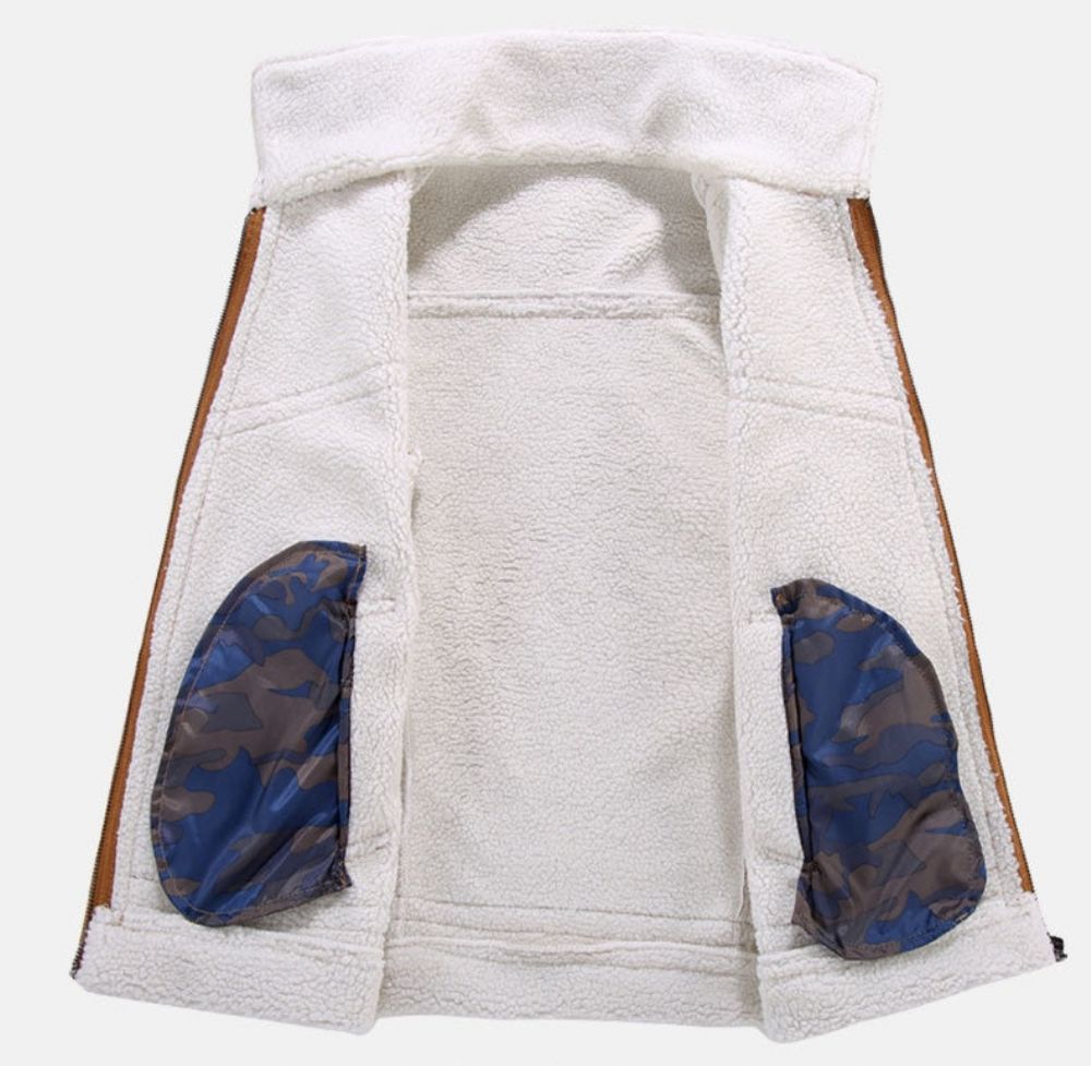 Varm Lampe Ull Flight Fur Coat