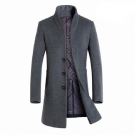 Winter Woolen Long Peacoat