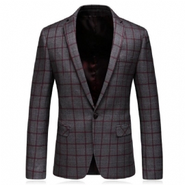 Formell Rutete Ullblazer