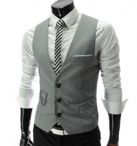 Fritid Cotton Gentleman Vest
