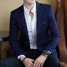 Stilig Business Dot Striped Blazer