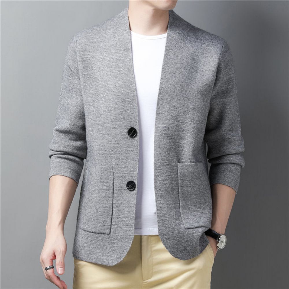 Varm Blazer I Bomullsull