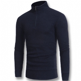 Høststrikket Turtleneck Genser