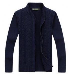 Langermet Flower Slim Genser