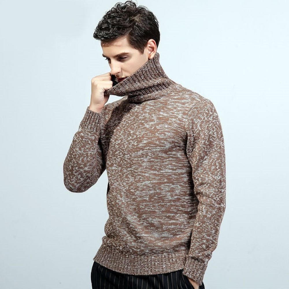 Turtle Neck Tykk Akrylgenser