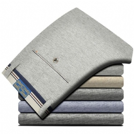 Elastiske Slim Straight Business Bukser