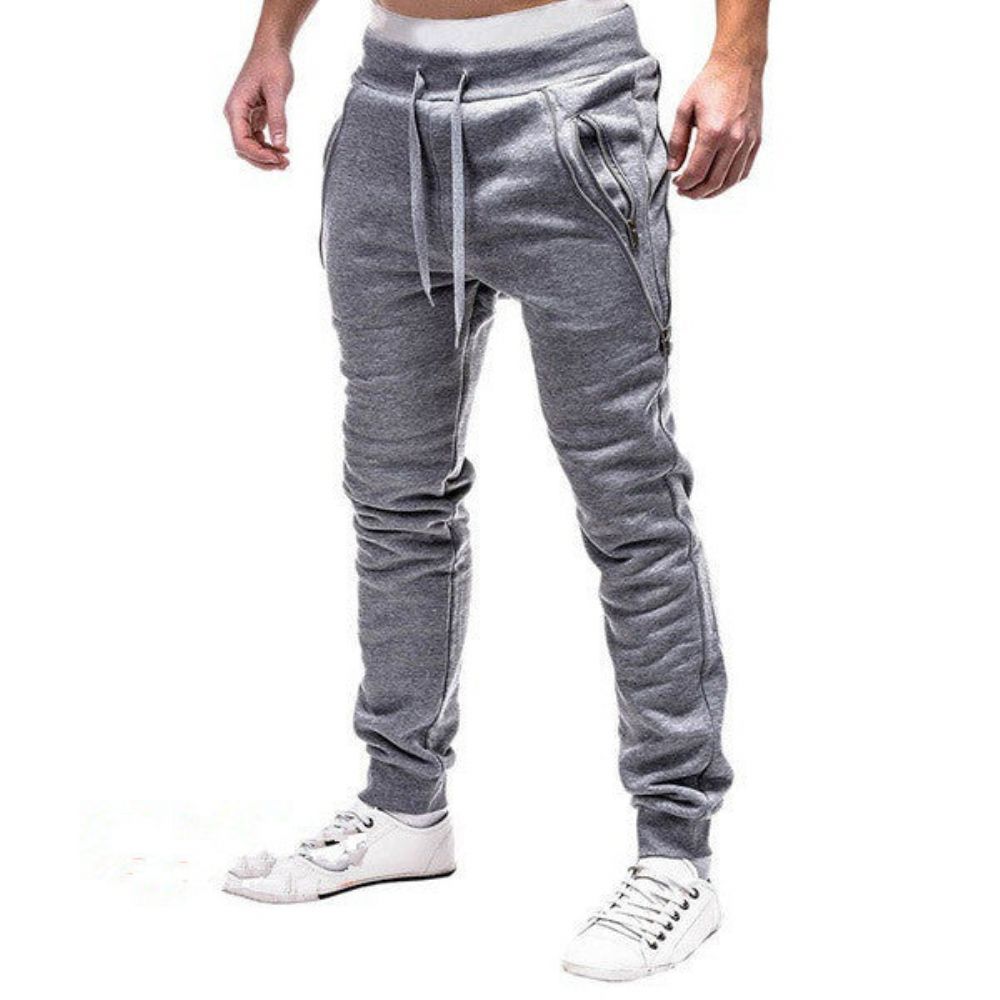 Joggebukse Med Glidelås På Siden