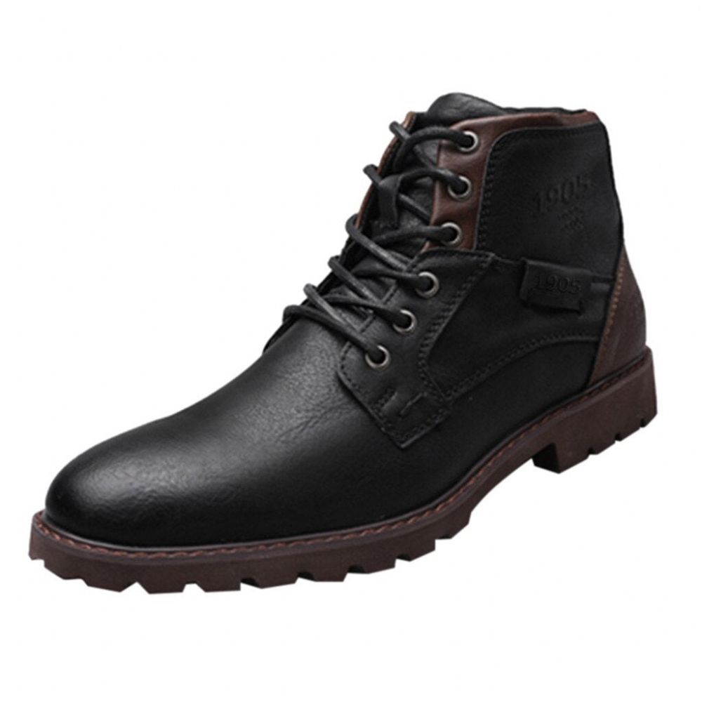 Retro High-top Ekte Mote Støvler