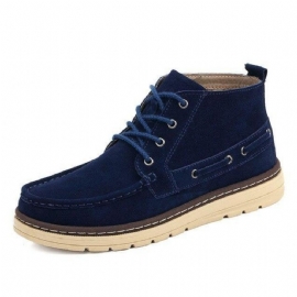 Suede‏‏‏‏ Leahter Laces Milano-støvler