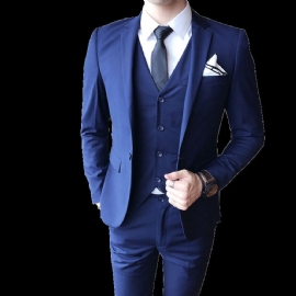 Designer Skreddersydd Elegant Slim Fit 3-delt Dress