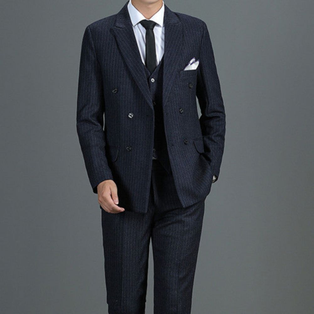 High End Business Menn Britisk 3-delt Kjole